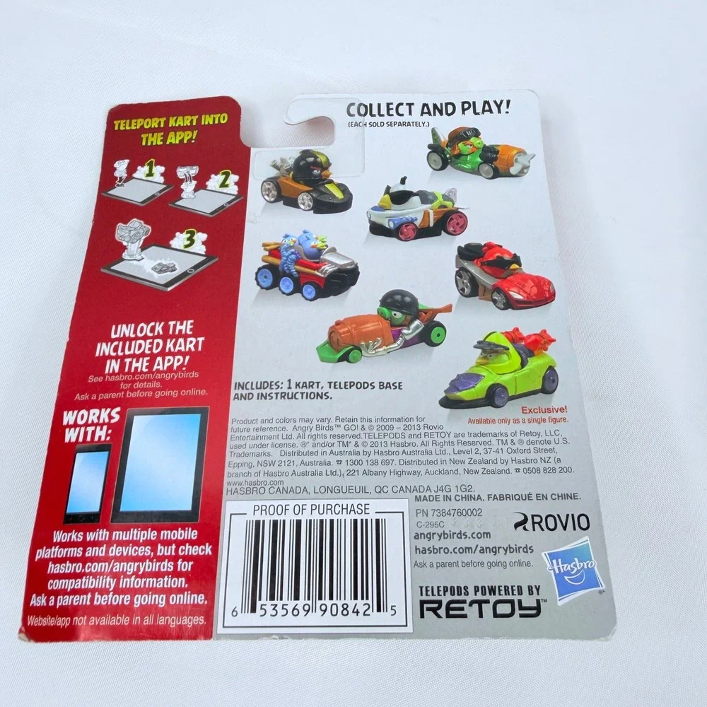 Angry Birds Go Telepods Kart Pig TNT Barrel Hasbro A6028 New 2013